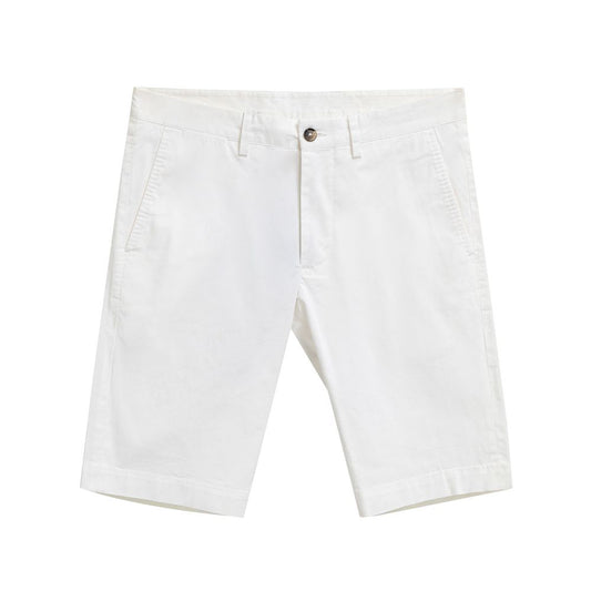Pantalón corto de algodón blanco