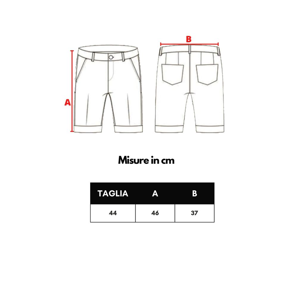 Pantalón corto de algodón blanco