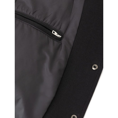 Black Viscose Jackets & Coat