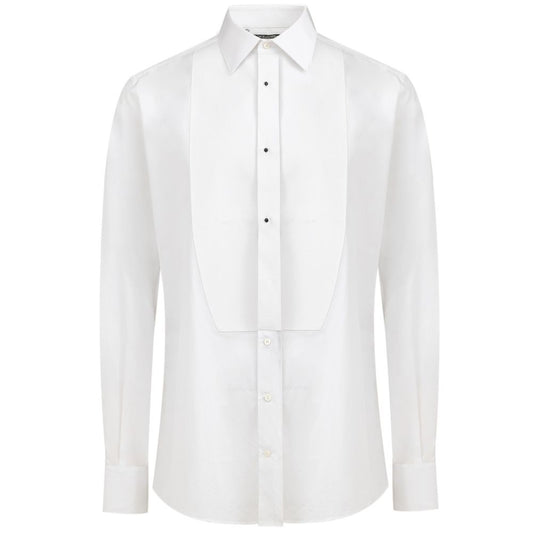 Camisa de algodón blanca