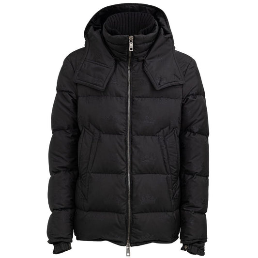 Chaqueta de algodón negra