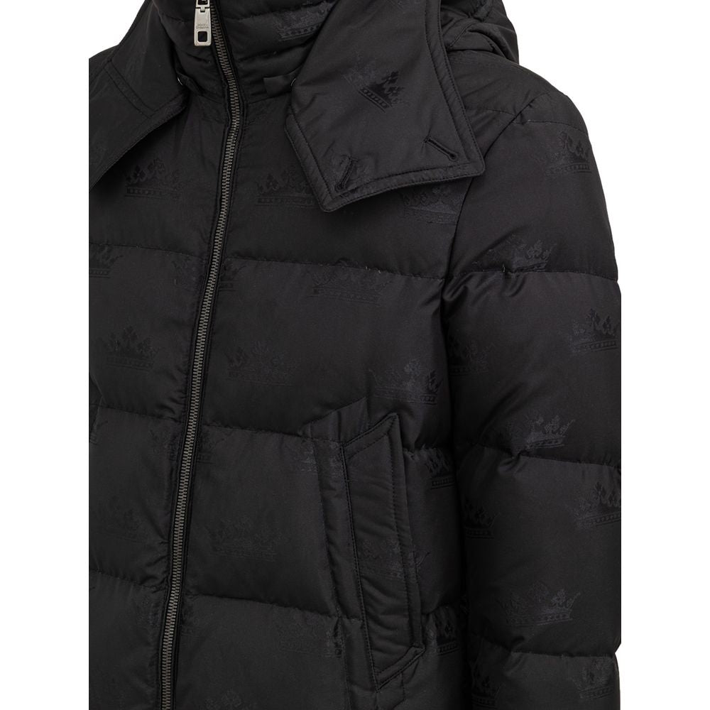 Chaqueta de algodón negra