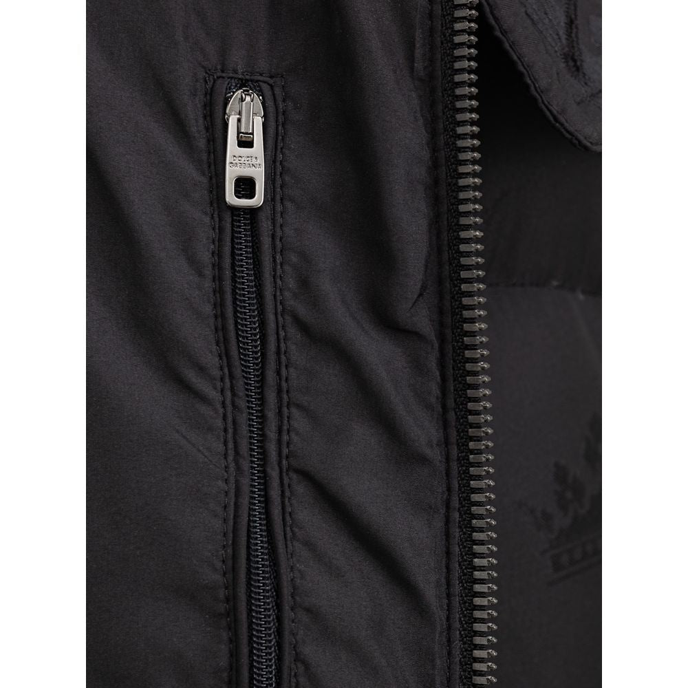 Chaqueta de algodón negra