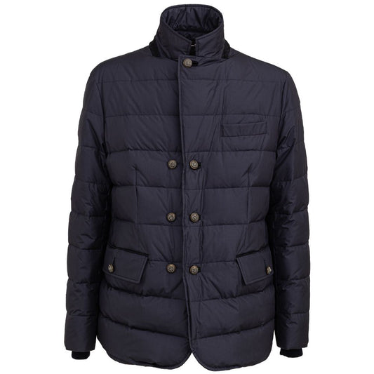 Chaqueta de poliéster azul