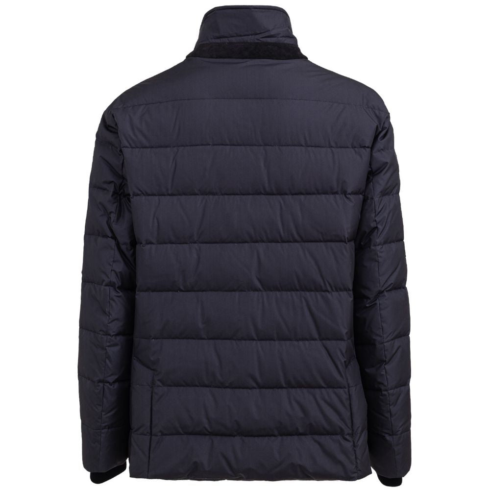 Chaqueta de poliéster azul