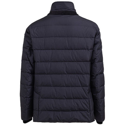 Chaqueta de poliéster azul