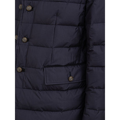 Chaqueta de poliéster azul