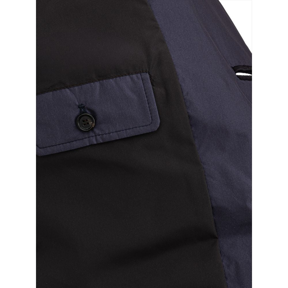 Chaqueta de poliéster azul