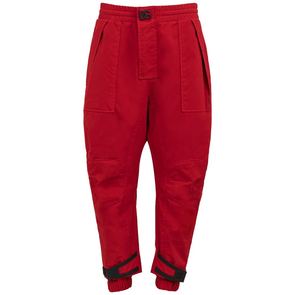 Vaqueros y pantalón de poliamida roja