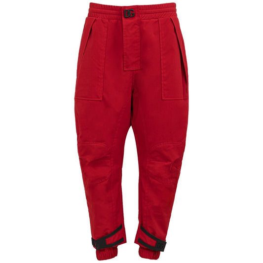 Vaqueros y pantalón de poliamida roja