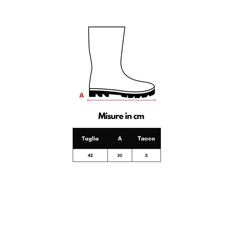 Bota de cuero negra
