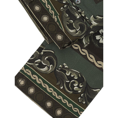 Vaqueros y pantalones de algodón verde