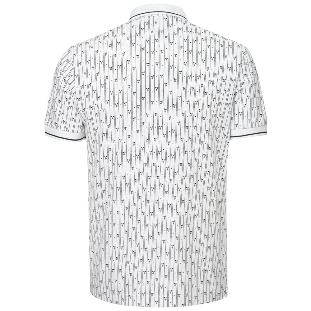 Polo de algodón blanco