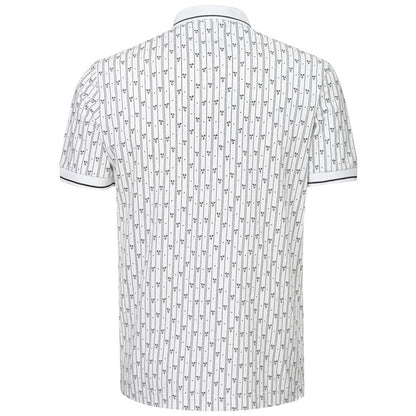 Polo de algodón blanco