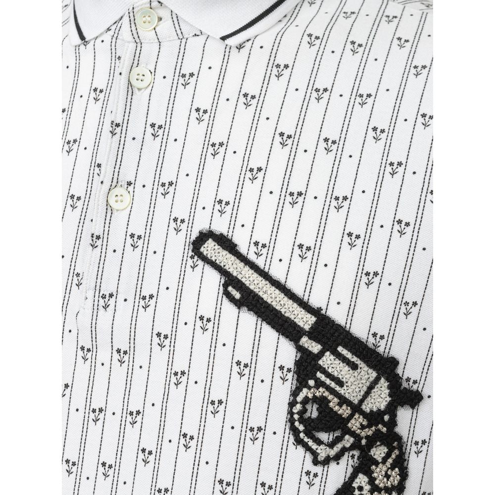 Polo de algodón blanco