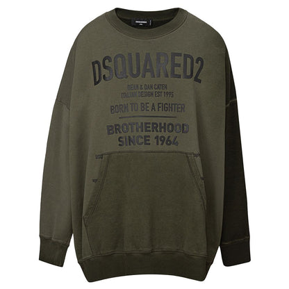 Suéter de algodón verde