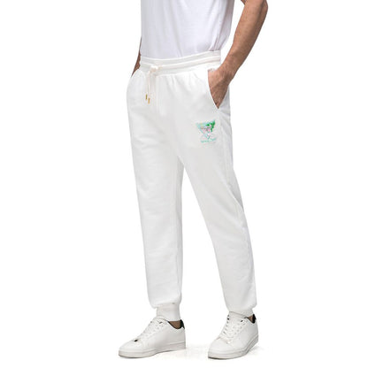 Vaqueros y pantalones de algodón blanco