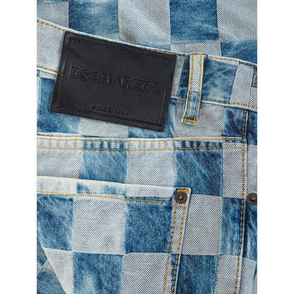 Vaqueros y pantalones de algodón azul