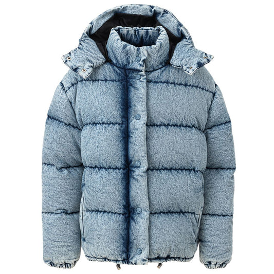 Chaquetas y abrigos de poliéster azul