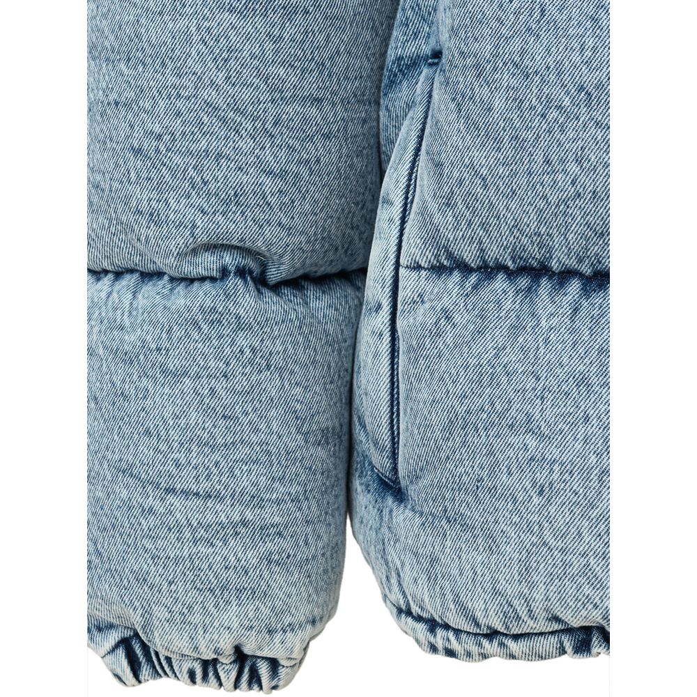 Chaquetas y abrigos de poliéster azul