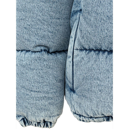 Chaquetas y abrigos de poliéster azul