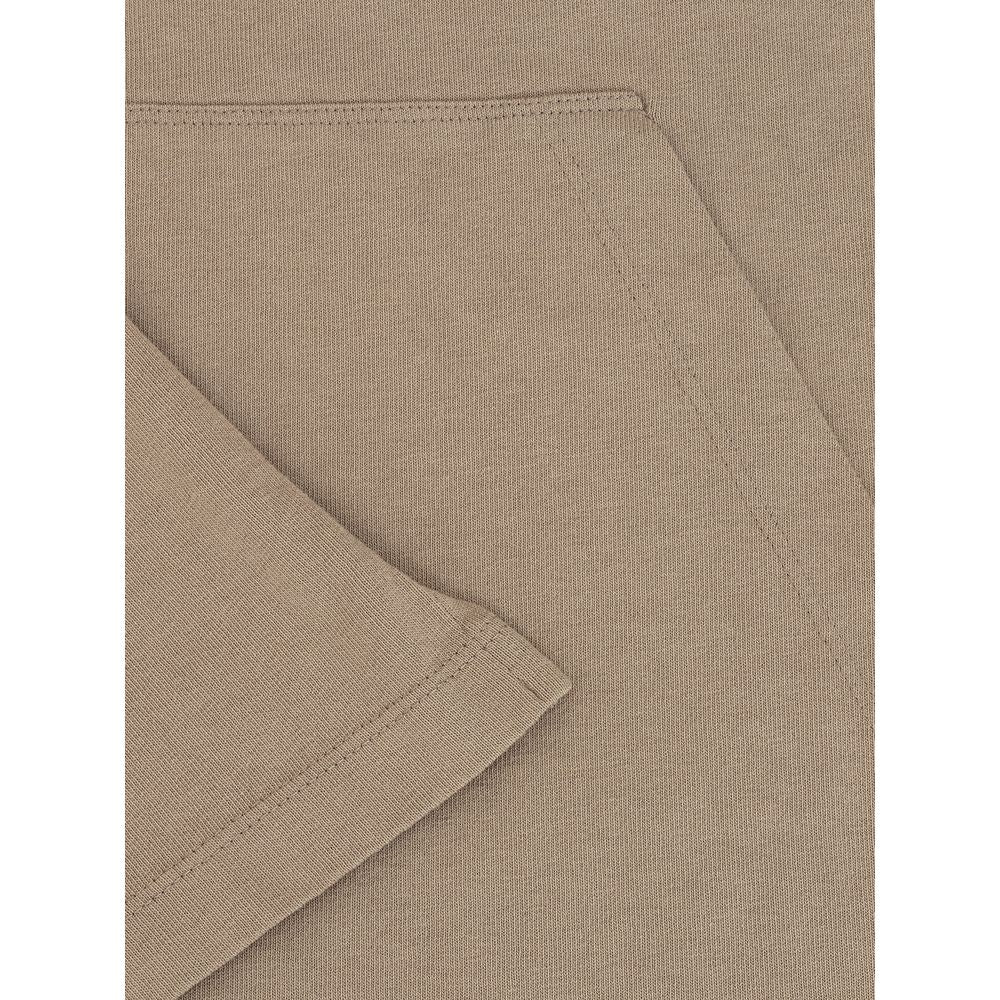 Camiseta de algodón beige