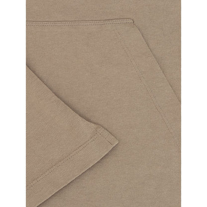 Camiseta de algodón beige