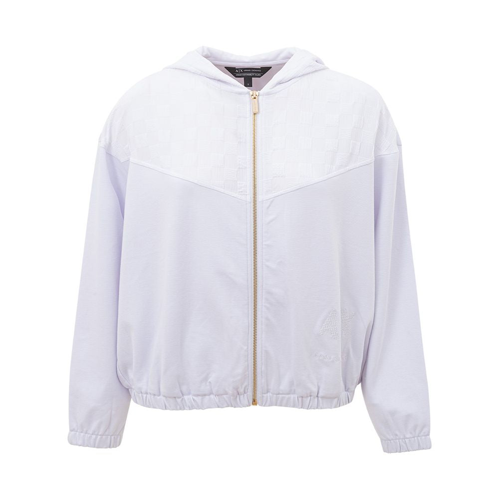 Suéter elegante de viscosa blanca para mujer