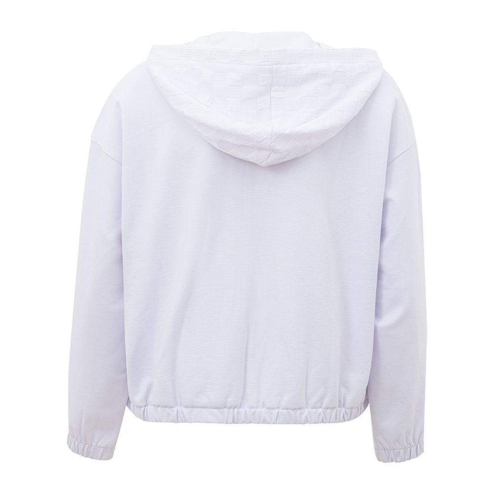 Suéter elegante de viscosa blanca para mujer