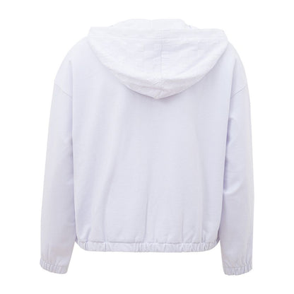 Suéter elegante de viscosa blanca para mujer
