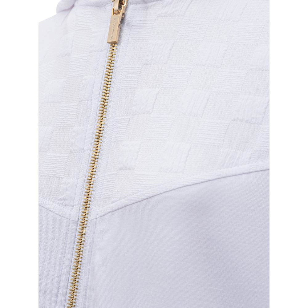 Suéter elegante de viscosa blanca para mujer