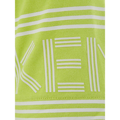 Camiseta de algodón amarillo soleado para hombres con estilo