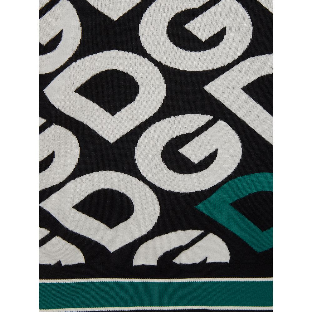Elegante suéter de algodón negro para un estilo sofisticado