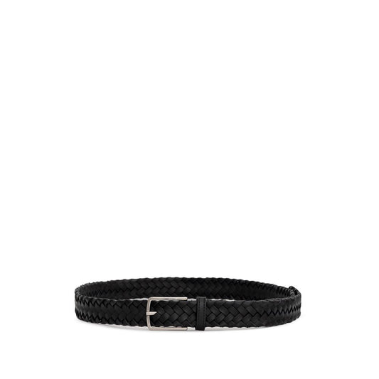 Cinturón de cuero negro