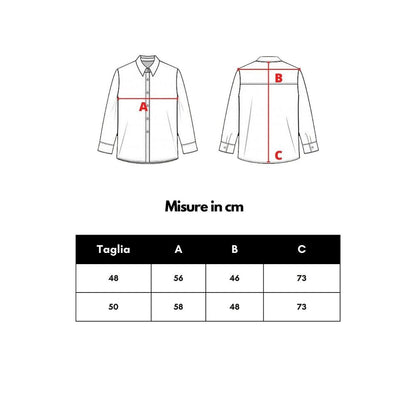 Camisa blanca de poliéster