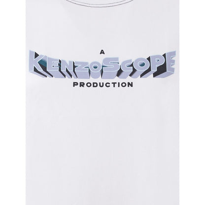 Elegante top de algodón blanco para mujer