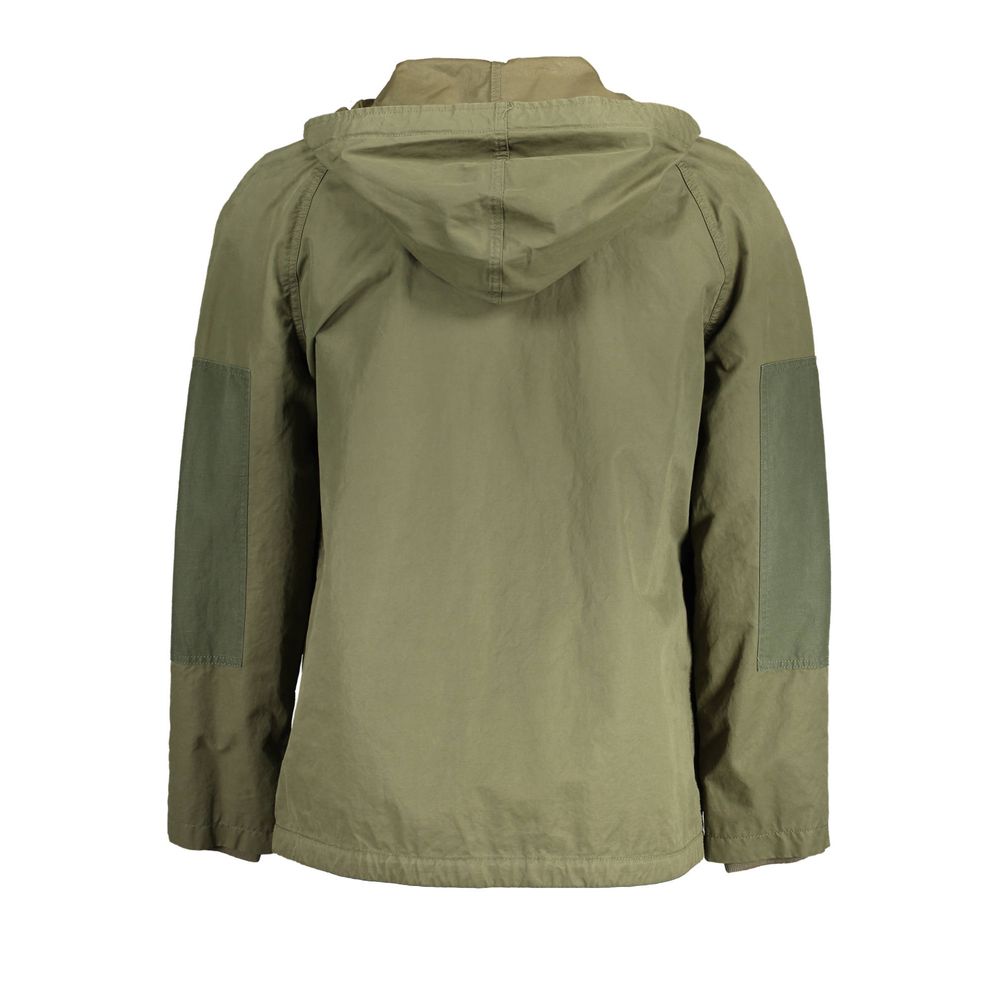 Chaqueta de algodón verde para hombre