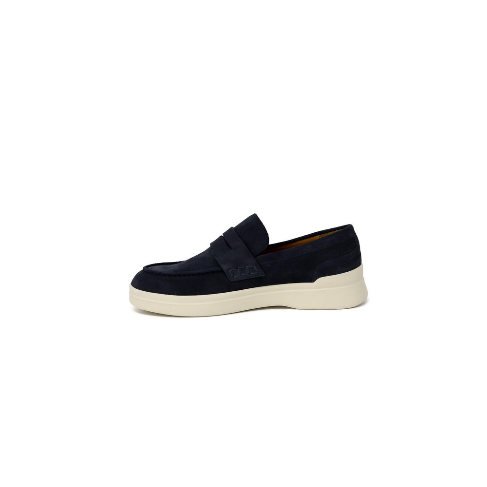 Blue Suede Leather Oxfords And Derby