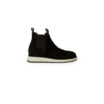 Brown Suede Leather Boot