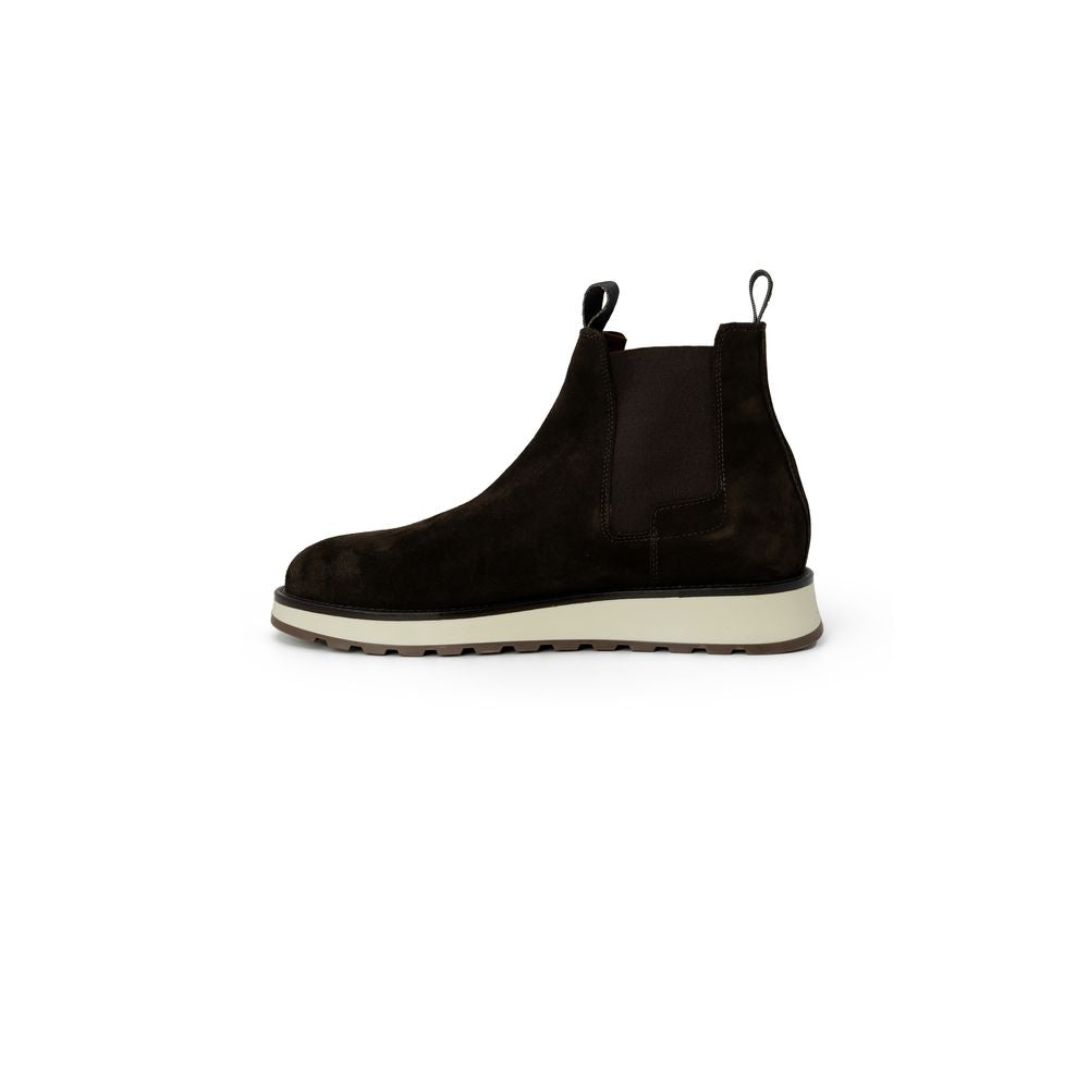 Brown Suede Leather Boot
