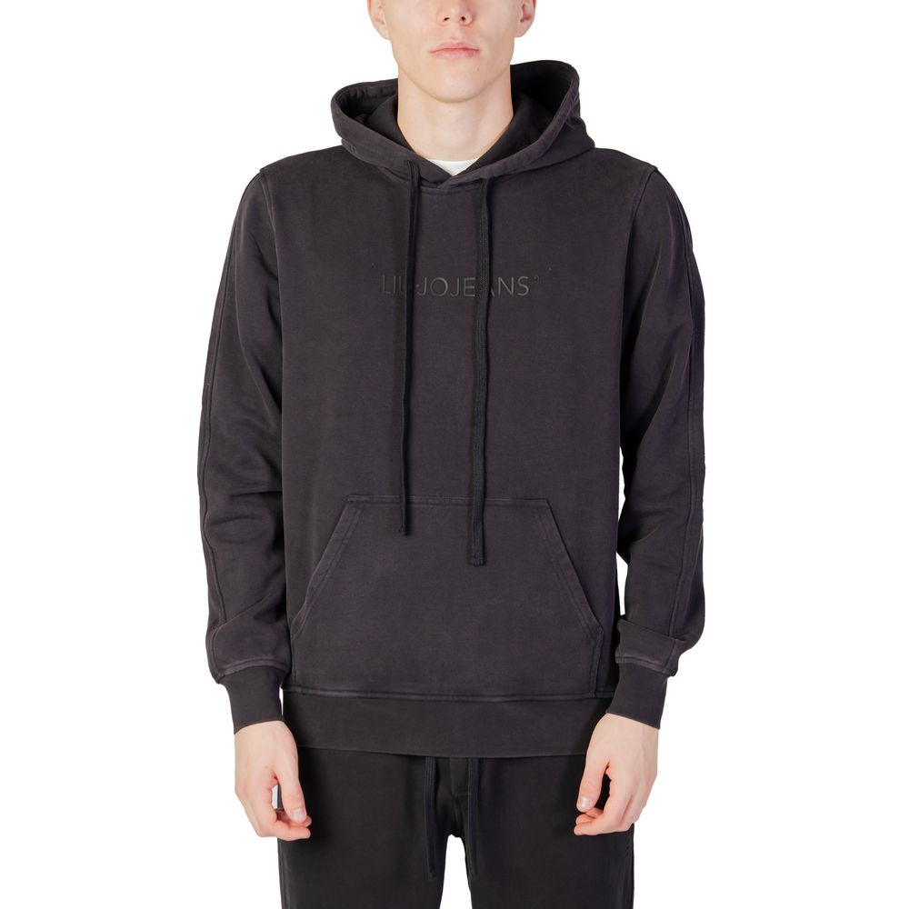 Black Cotton Hoody