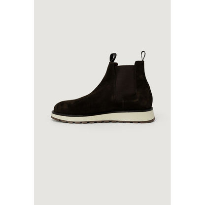 Brown Suede Leather Boot