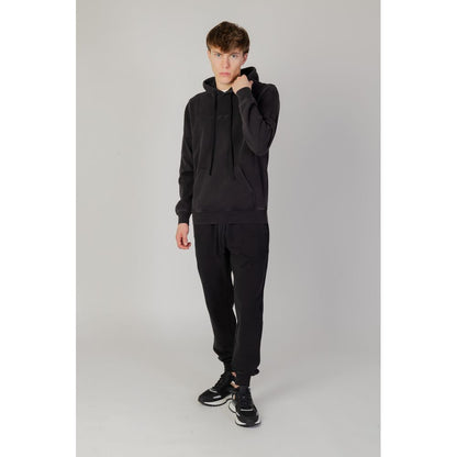 Black Cotton Hoody