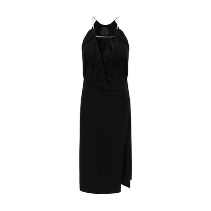 Midi Dress with halter neckline