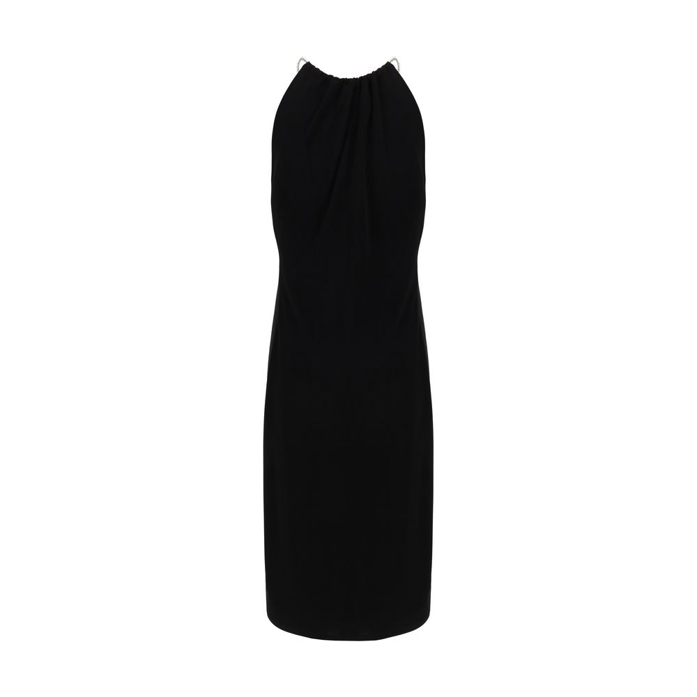 Midi Dress with halter neckline
