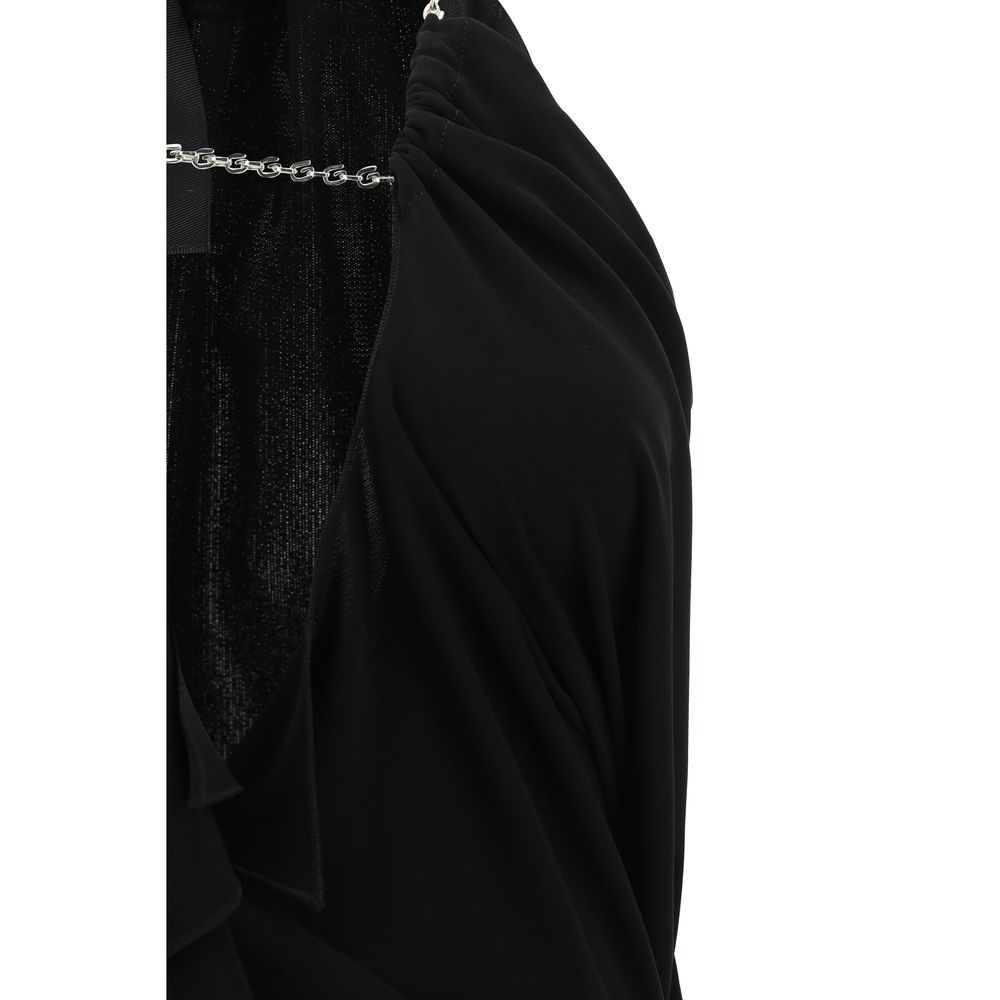Midi Dress with halter neckline