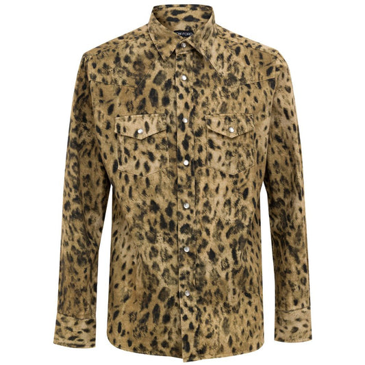 Beige Cotton Shirt