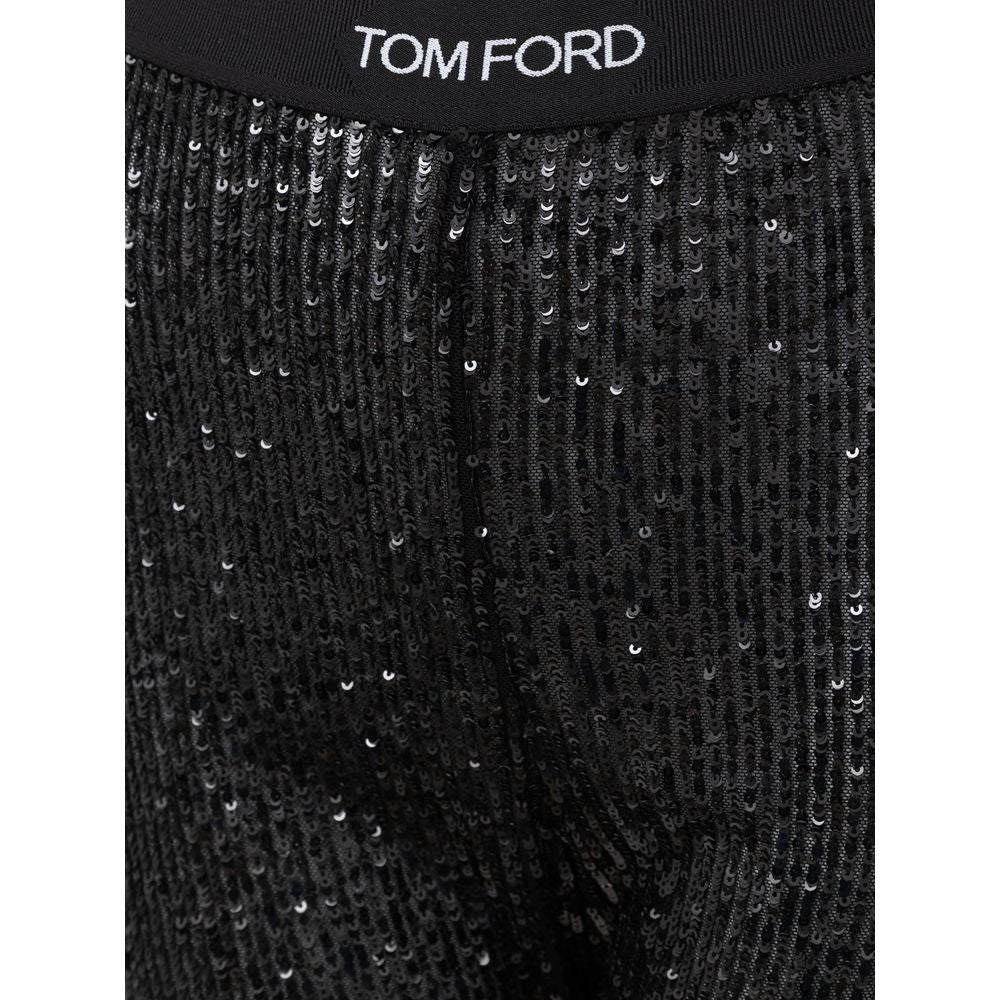 Black Polyester Joggers Workout Pant