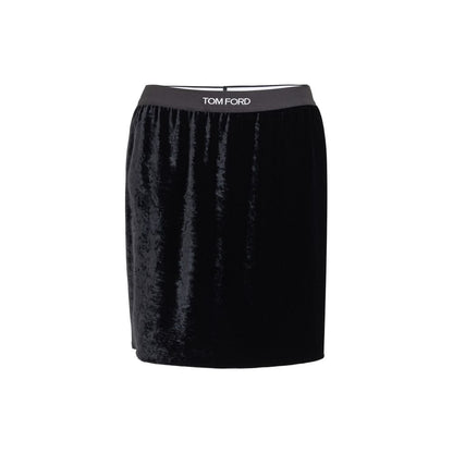 Black Viscose Mini
