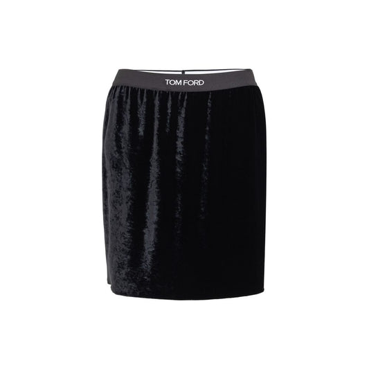 Black Viscose Mini